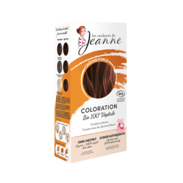 Tinte Vegetal Castaño Oscuro Couleurs de Jeanne 2 x 50gr.