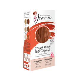 Tinte Vegetal Cobre Dorado  de Couleurs de Jeanne 2 x 50gr.