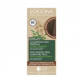Colorante Vegetal Marrón Chocolate de Logona (2 x 50gr.)