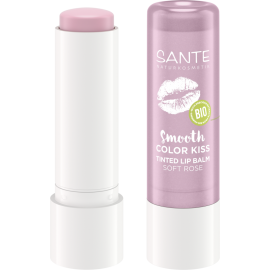 Balsamo Labial Color Kiss 04 Soft Rose Sante 4,5gr.