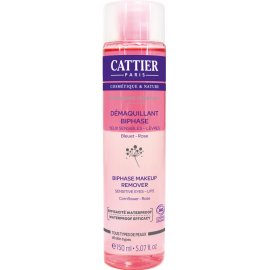 Desmaquillador Bifásico Ojos y Labios de Cattier 150ml.