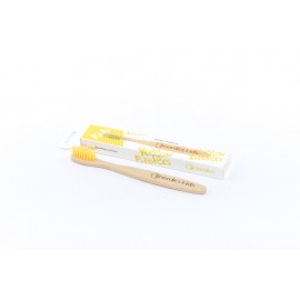 Cepillo de dientes de Bambú Niños - Amarillo