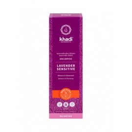 CHAMPÚ LAVANDA CUERO CABELLUDO SENSIBLE DE KHADI 200ML.