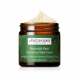 Crema de Noche Nutritiva Pera & Aguacate Antípodes 60ml.