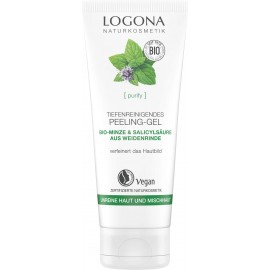 Exfoliante Facial Menta & Acido Salicílico de Logona 100ml