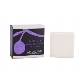 Mousse de Jabón neutro sin perfume de Matarrania 125gr