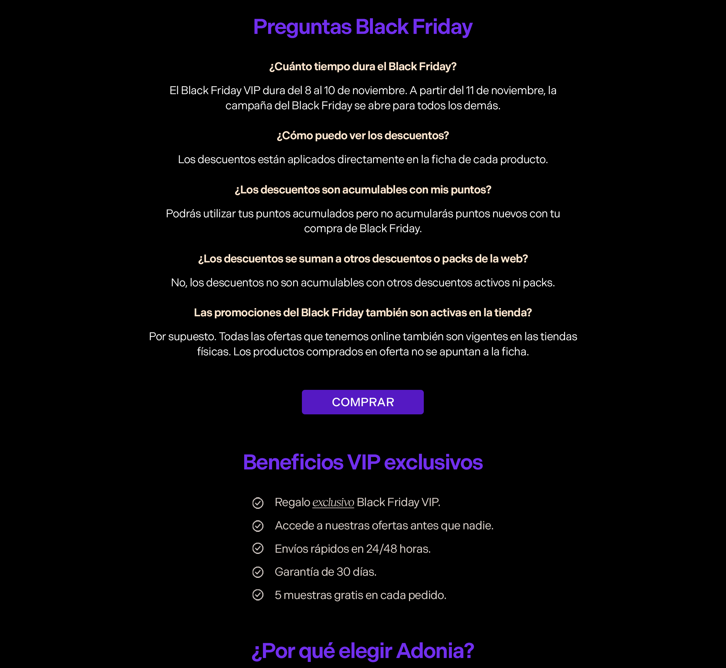 Black Friday Adonia